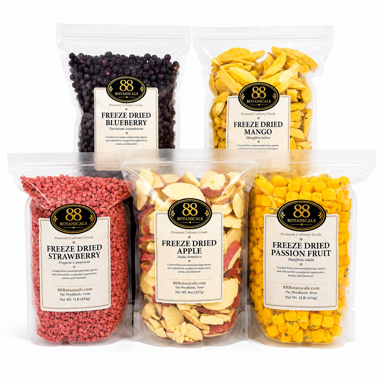 Bulk Freeze-Dried Fruits